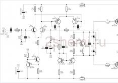 Amplifier protection circuit diagram