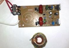 Ladegerät für Batterien aus einem elektronischen Transformator