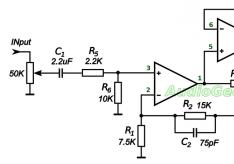 Op-amp headphone amplifier circuit with double output current